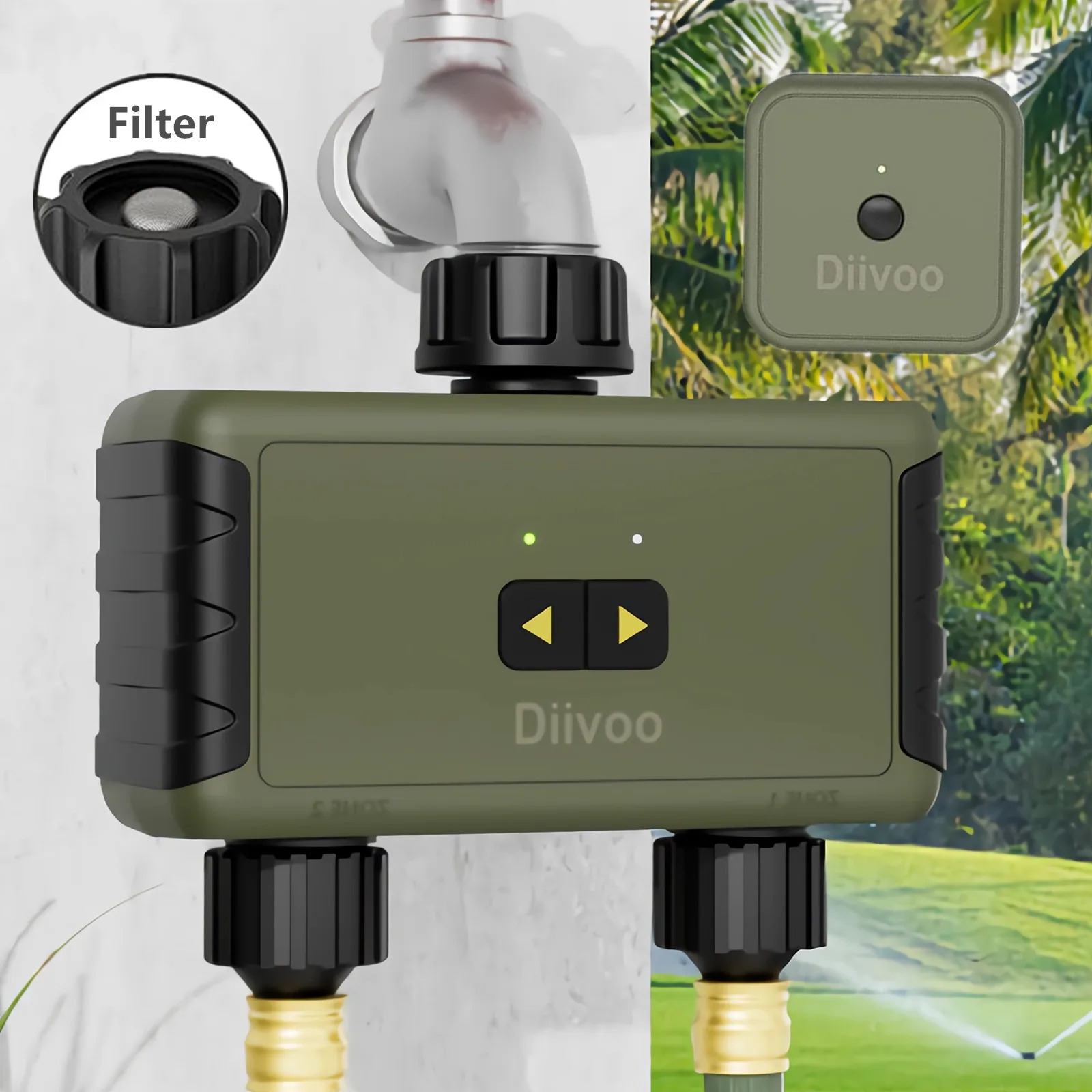 

Diivoo Multi Zones WIFI Water Timer Garden Smart Irrigation Watering System Automatic Irrigation Controller Valve Smart Life