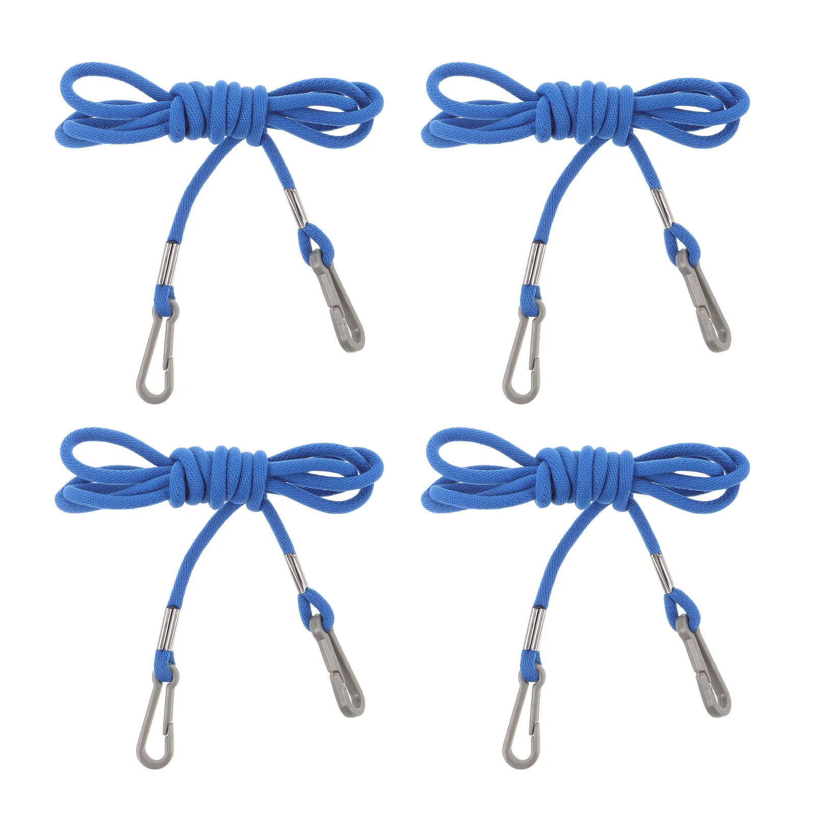 

4Pcs Kids Glove Strap Blue Nylon Anti-Lost Mitten Leash with Elastic Clip Adjustable Snow Glove Tether for Skiing Sledding