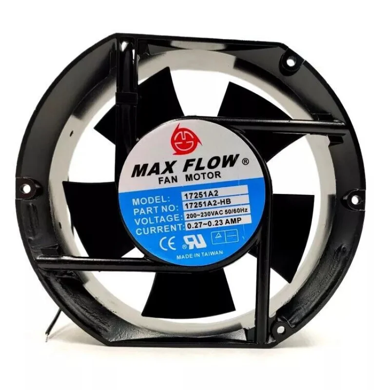 

Для вентилятора MAX FLOW 17251A2-HB 220 В 0,27 А 17251 17,2 см 2-проводной шкаф