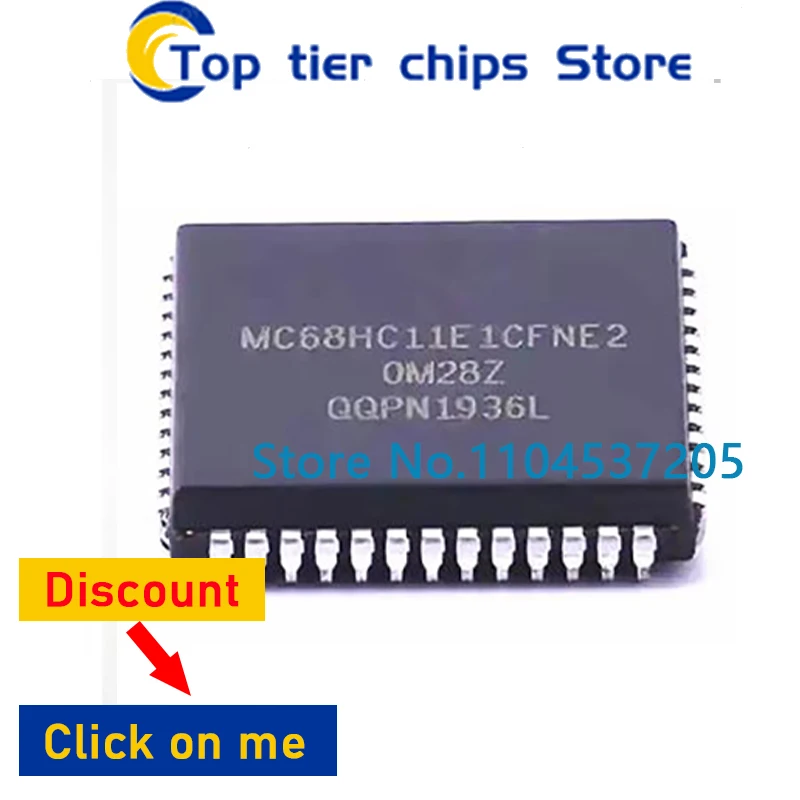 

5pcs MC68HC11E1CFN2 MC68HC11E1CFNE2 PLCC52