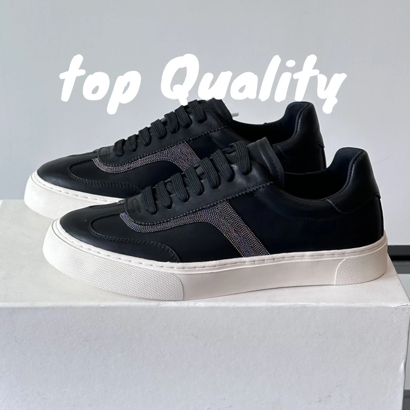 

2025 New Men's casual shoes sneakers leather uppers Splicing design Comfortable versatile Rubber sole