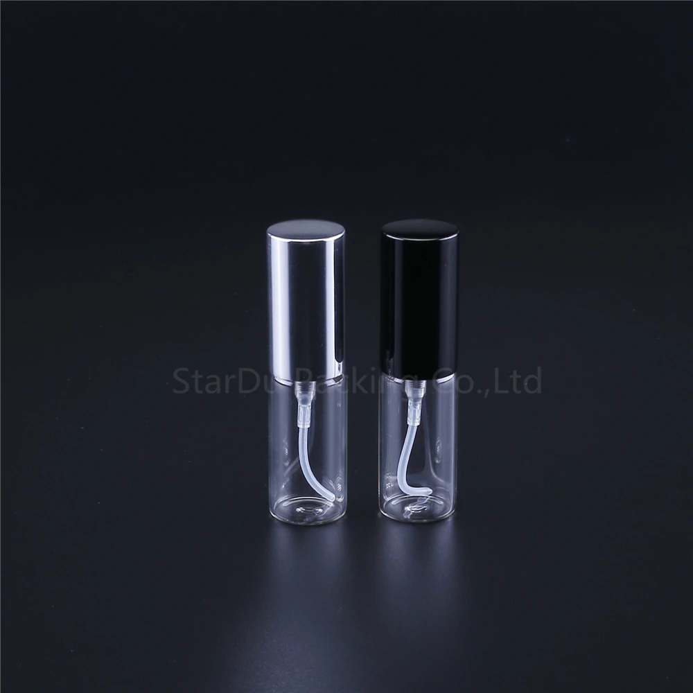 

120pcs 5ml Refillable Mini Perfume Spray Bottle Aluminum Spray Atomizer Portable Travel Cosmetic Container Perfume Bottle