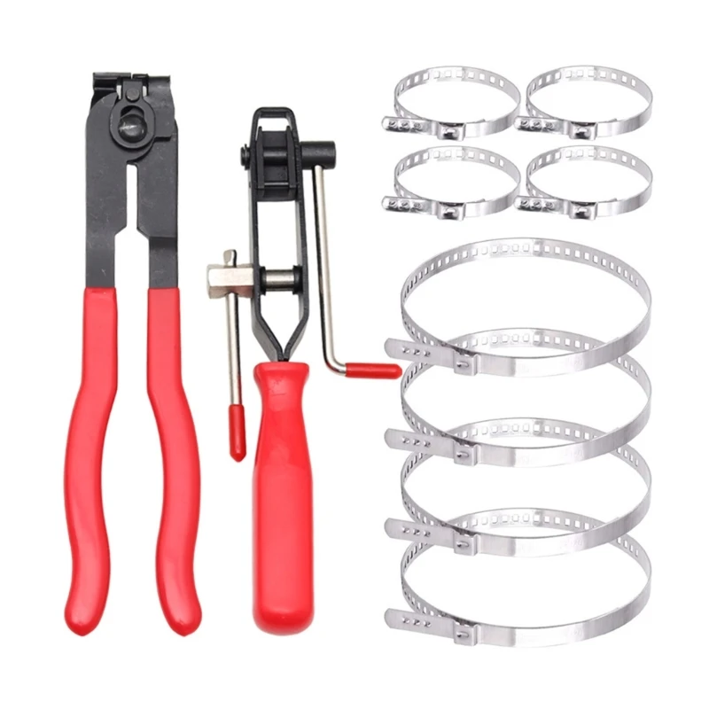 Ear Clamps Pliers CV Joint Boot Clamp Pliers for Most Car CV Clamp Tool Car Banding Tool Auto Repair Tool 10Pcs/Set