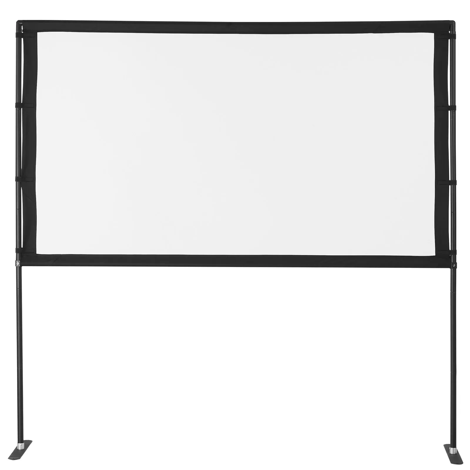 

Projector Screen With 2 Stands 80 Inch 160° Wide Angle 4K HD 16:9 Movie Screen