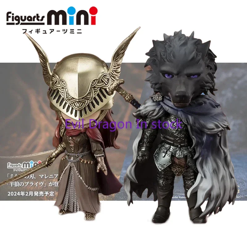 In Stock BANDAI Figuarts mini ELDEN RING Blaidd The Half-Wolf Blade Of Miquella Malenia PVC 10CM Anime Action Figures Model Toy