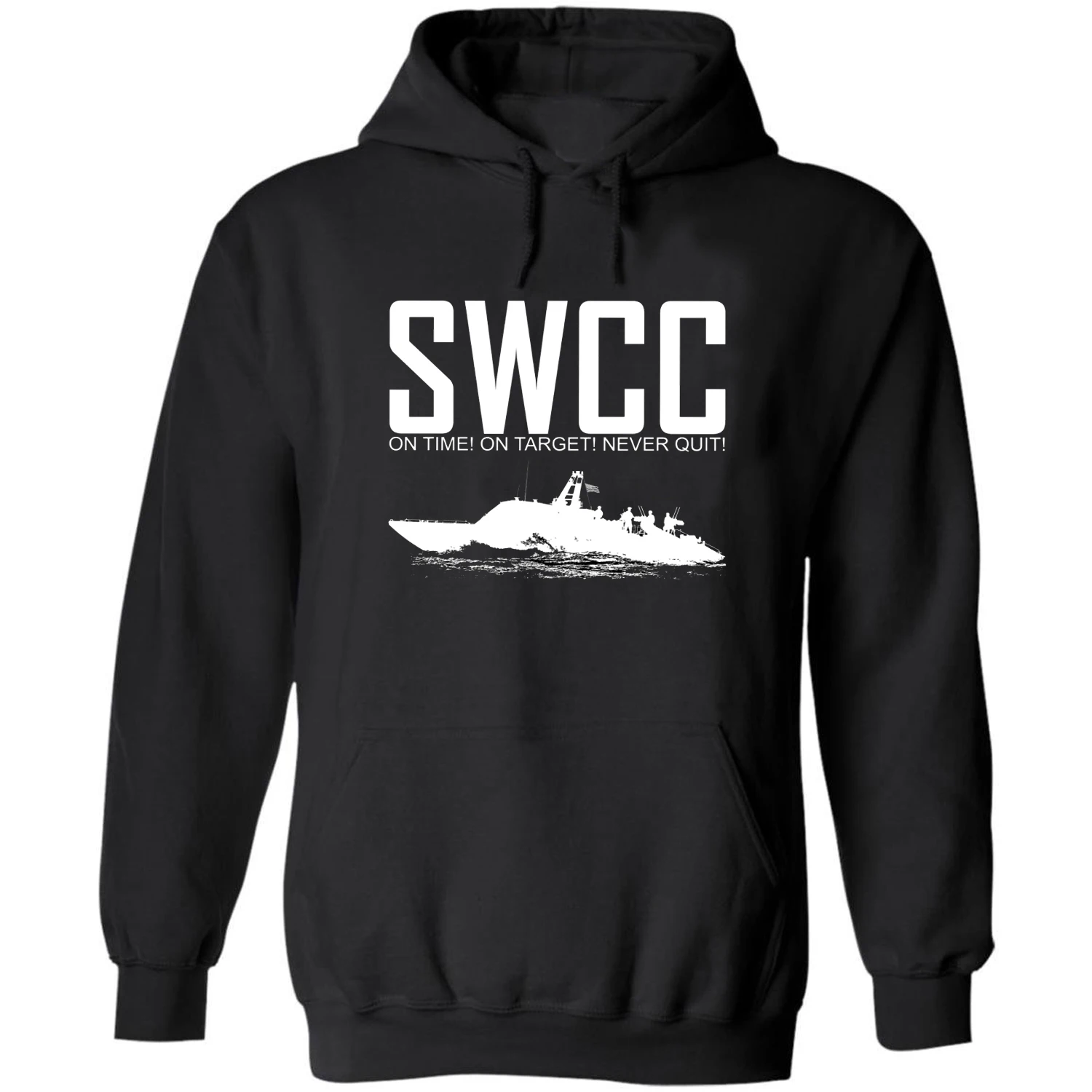 

US Naval Special Warfare Combatant-craft Crewmen Pullover Hoodie New 100% Cotton Comfortable Casual Mens Sweatshirt Streetwear