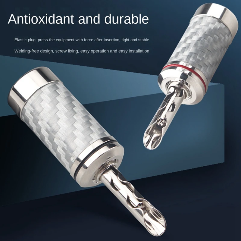 4 шт., вилки типа «банан»