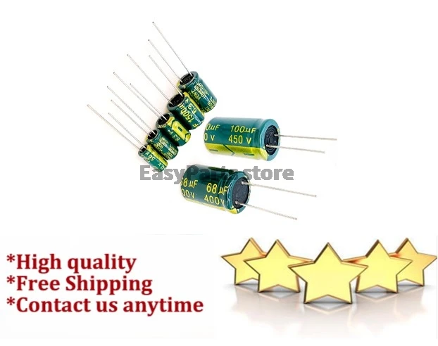 2PCS 18X30 400v100uf 400v120uf 450v100uf High frequency low resistance capacitor