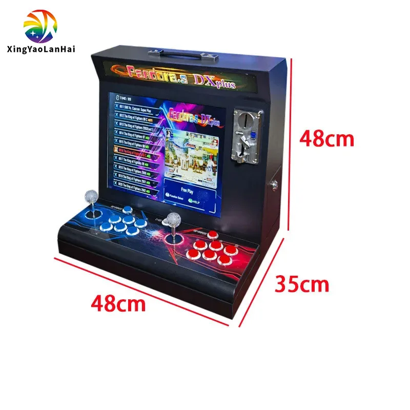 17-Inch Classic Nostalgic Arcade Machine with 2 Home Games Dual Boot 1-Year Warranty