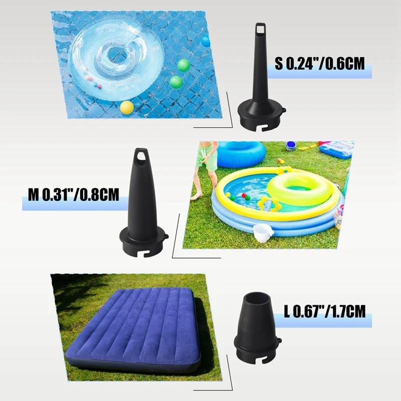 Electric Air Pump Portable Wireless Air Pump Inflatable Mattress Pump Inflator&Deflator Pool Pump For Camping Boats