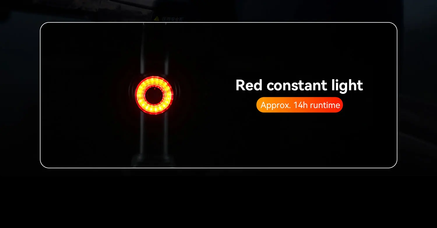 visibilidad diurna de luz para bicicleta