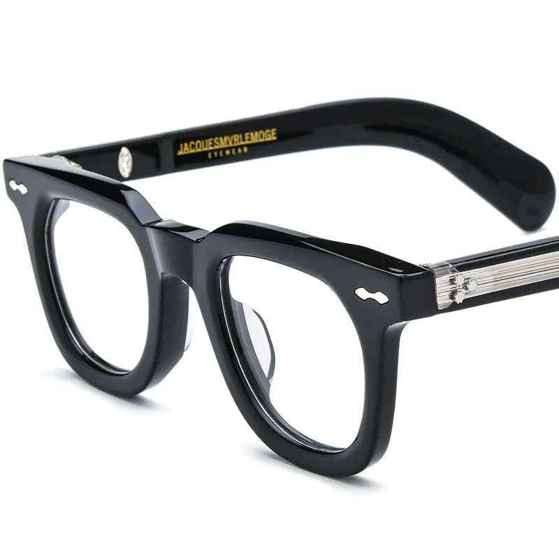 Belight البصرية اليدوية خلات غير النظامية الشكل الرجعية خمر نظارات خلات عدسة طبية