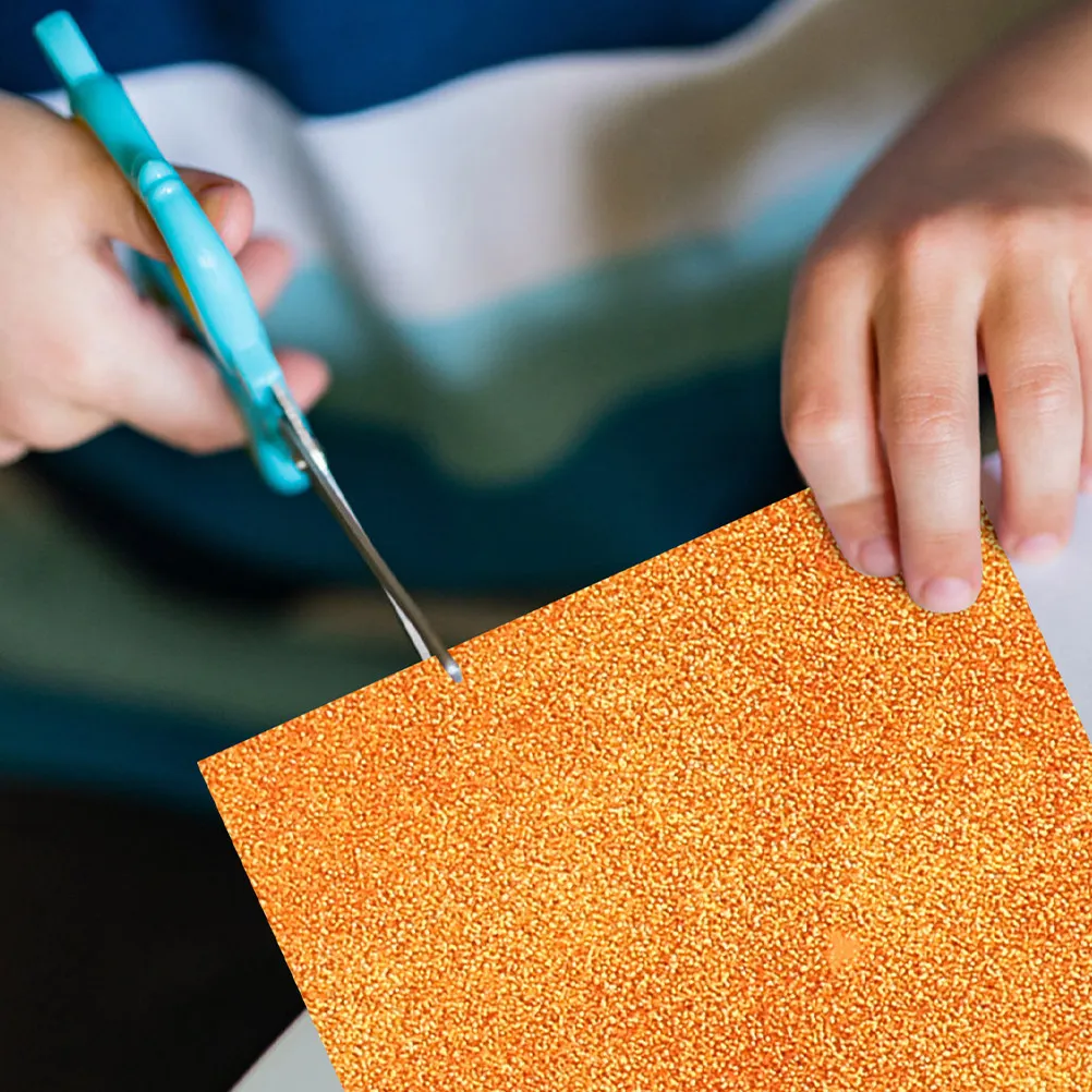 

20 Sheets A4 Glitter Foam Paper Craft Sheets for DIY Origami Folding Kids Handicrafts School Projects Party Wedding Decor