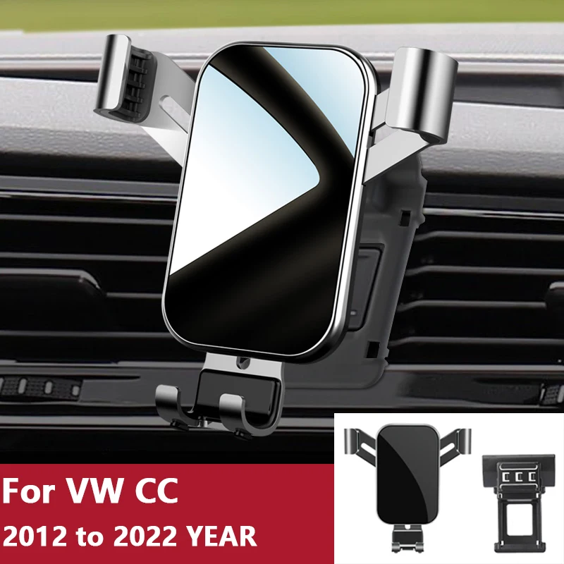 

For Car Cell Phone Holder Air Vent Mount GPS Gravity Navigation Accessories for Volkswagen CC 2012 to 2022 YEAR