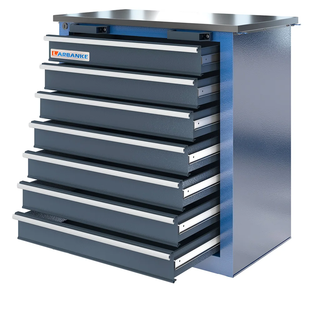 7-Drawer Rolling Tool Chest with Key Locking System,Tool Chest with 360° Lockable Wheels