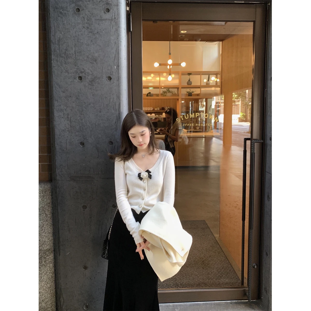 

Odwarty кардиган ort Jeanne Knot, осень-зима, новая внутренняя одежда, пуловер для похудения, модный вязаный свитер для женщин