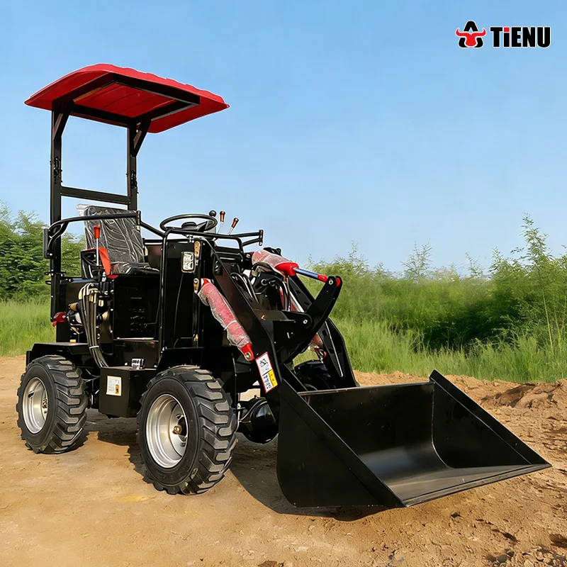 Mini Diesel Loader Small Loader for Agricultural Landscaping and Construction High-efficiency Battery-powered Loader for Sale