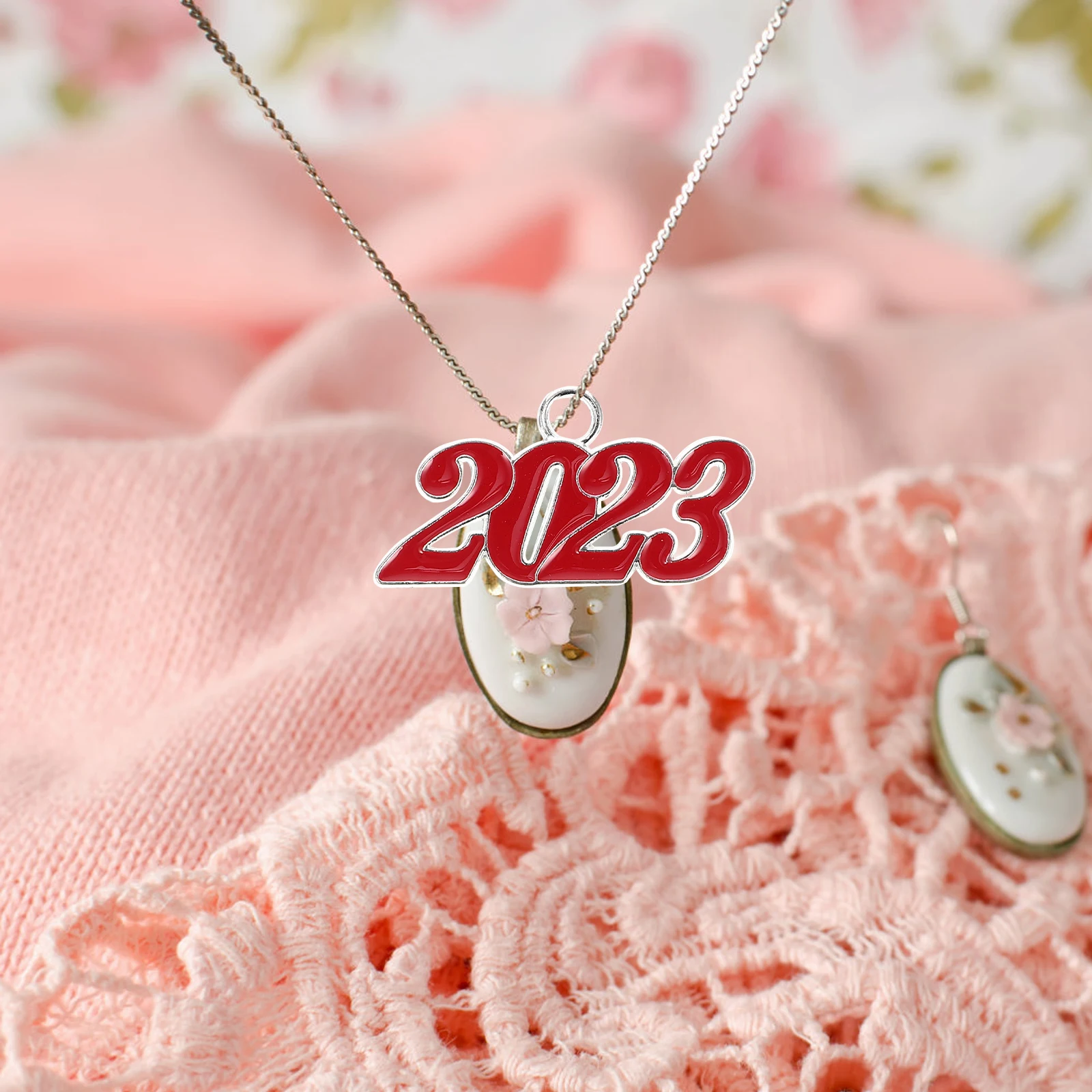 

25 Pcs Colorful Digital Pendant DIY Jewelry Cute Charms for Making Bracelet Alloy Necklace