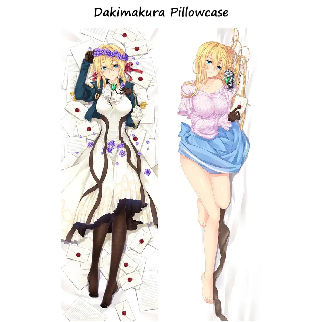 Violet Evergarden Cosplay Hug Body Pillow Pillowcase Anime Dakimakura Pillowcase Sleep Bedding Custom Pillow Cushion Cover