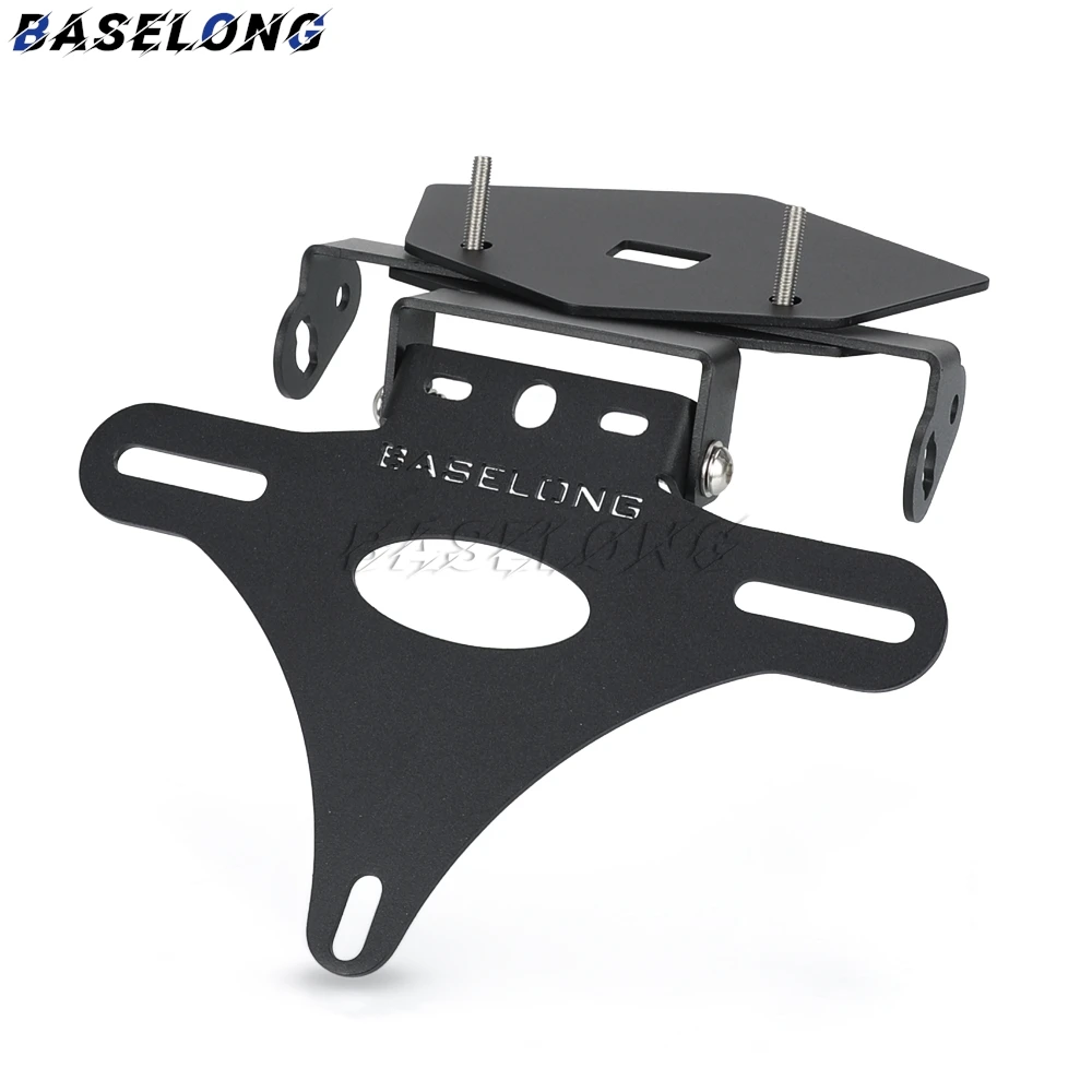 إطار حامل لوحة ترخيص الدراجة النارية مع ملحقات إضاءة LED لسيارات BMW S1000R S1000RR 2019-2026 M1000R M1000RR 2021 2022 2023