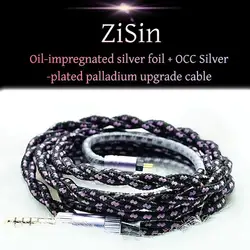 ZiSin 2-Core Litz HIFI Earphone Upgrade Cable With 3.5/2.5/4.4mm MMCX/QDC/TFZ 0.78 2Pin For MK4 Legacy2 Blessing3 Variations.