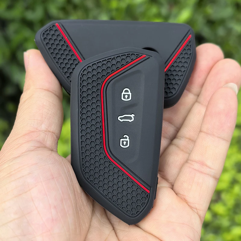

Car Key Case Silicone Cover For VW Volkswagen Golf 8 MK8 ID3 ID.4 Cupra Formentor Tarraco Skoda Octavia A8 SEAT Leon MK4
