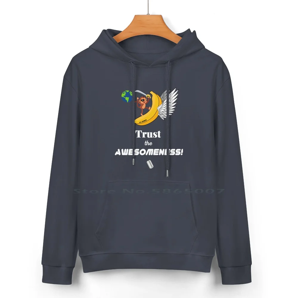 Trust The Awesomeness!-Expeditionary Force-Skippy. Pure Cotton Hoodie Sweater 24 Colors Skippy The Magnificent Banana Monkey Ex