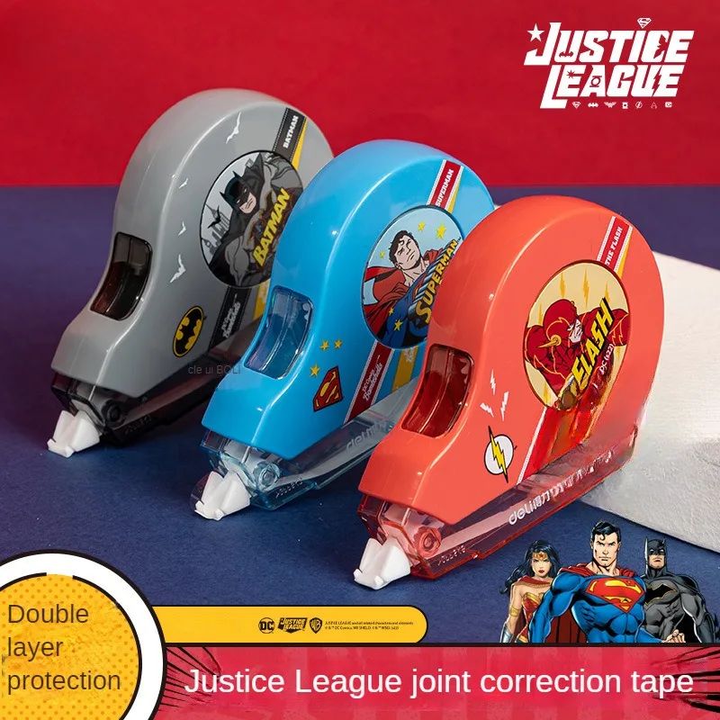 DC Comics Batman Large Capacity Anime Character Correction Tape Altered Tools School Office Corrector Stationery Kids Supplies