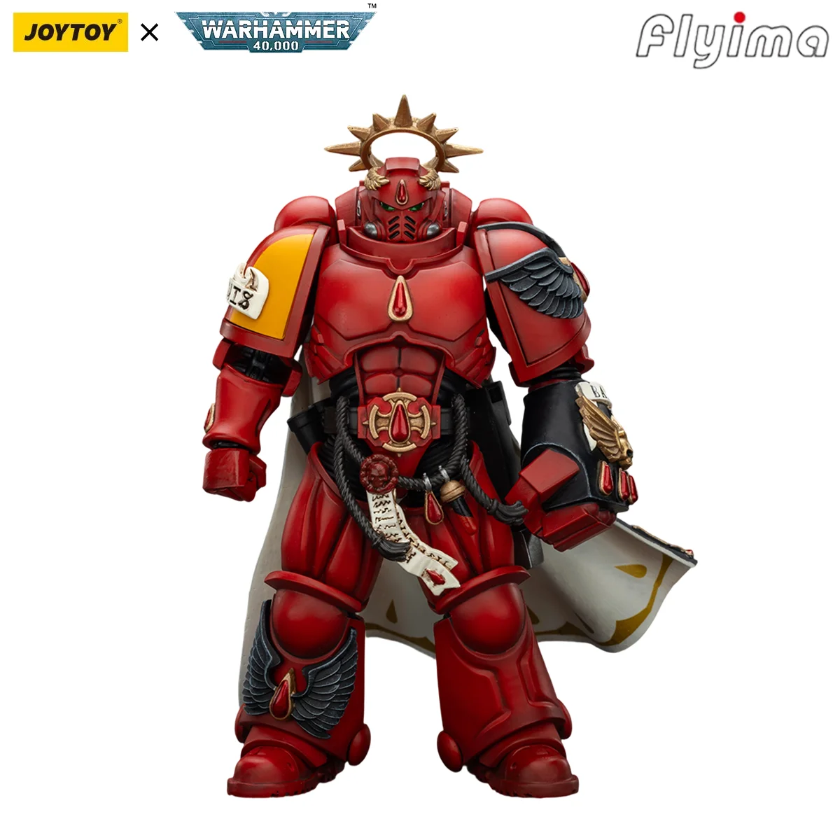 

[Pre-Order]JOYTOY Warhammer 40K 1/18 Action Figures Blood Angels Captain with Inferno Pistol & Power Fist Model Boy Gift