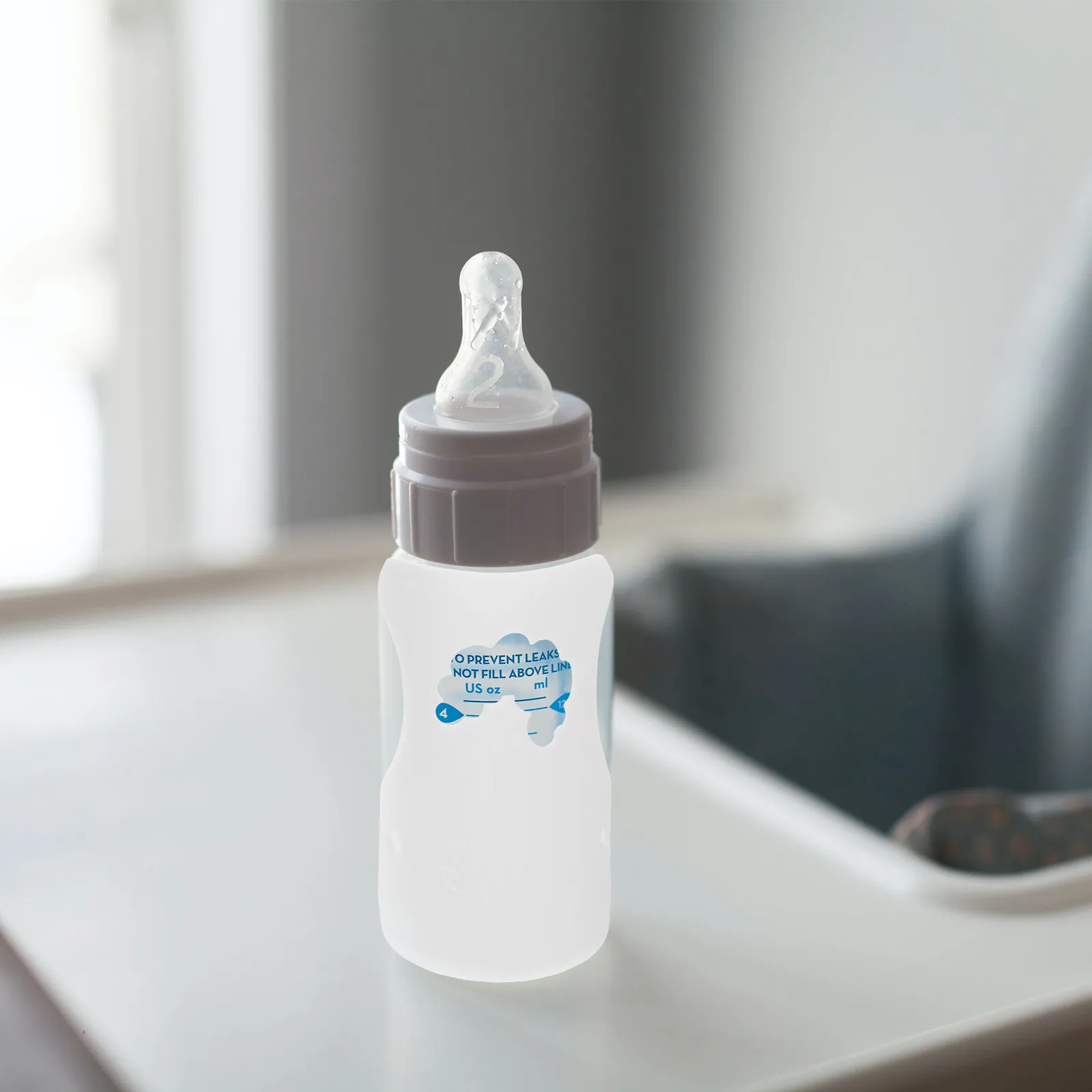 

2Pcs Lightweight Baby Bottle Covers Nursing Bottle Sleeves Portable Protective Anti-Drop Case for Baby Supplies