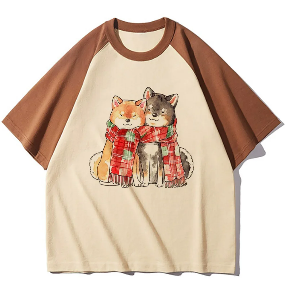 

Shiba Inu tshirt women summer top female anime clothes