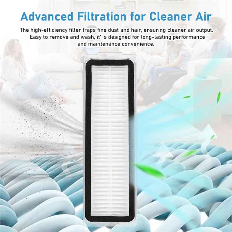 Baao-kit de acessórios para xiaomi x20 max, x20 pro aspirador de pó peça de reposição principal escova lateral mop sacos de pó