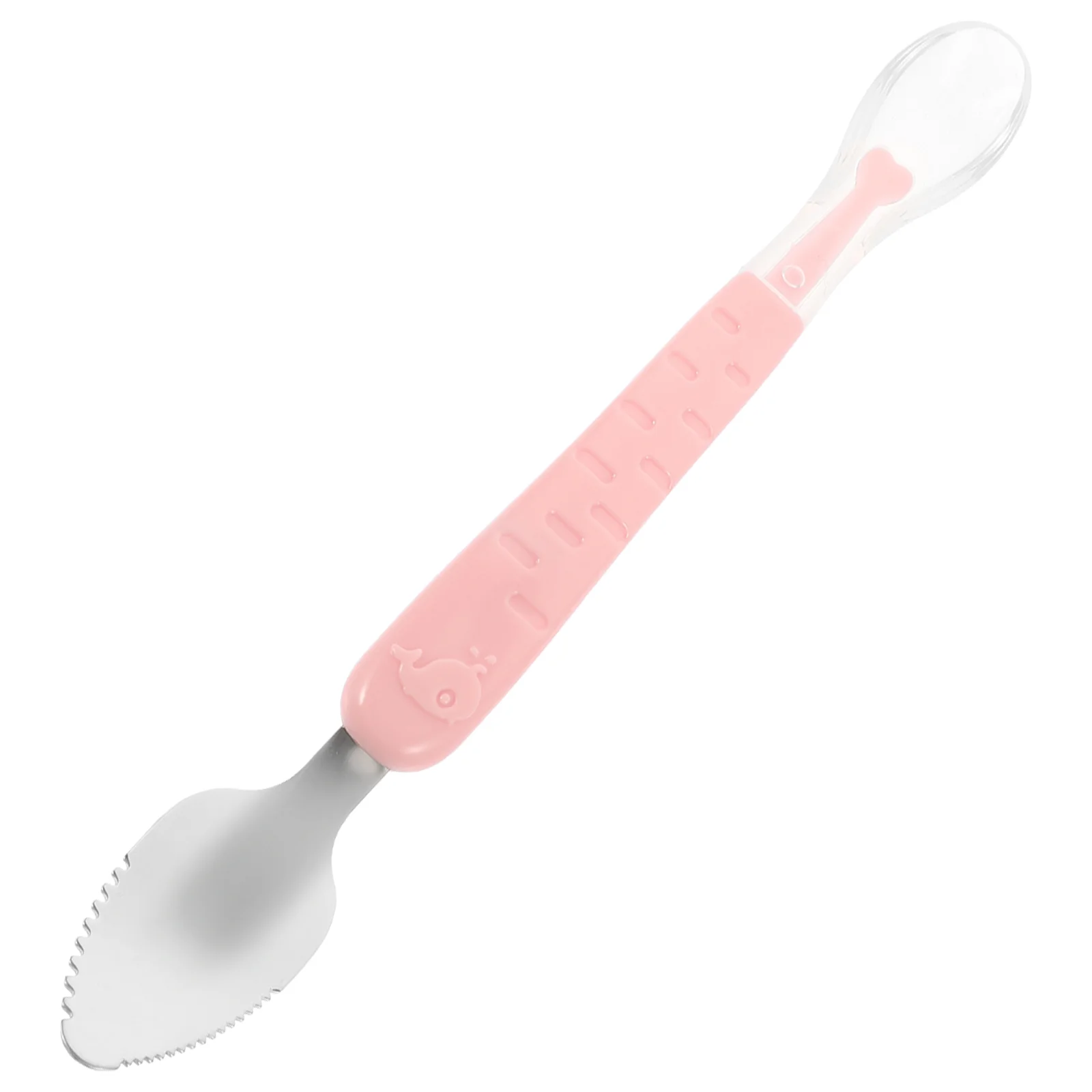 Raspador de acero inoxidable para el hogar, cuchara de frutas, cucharas de bebé, raspado de postre, suplemento alimenticio multiusos