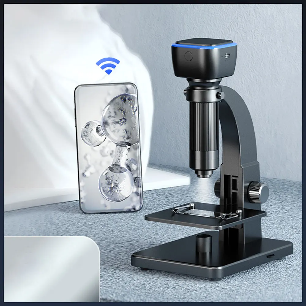 500w Pixel High-Definition Visuele Wifi Digitale Microscoop Industriële Microscoop Draagbare Elektronenmicroscoop