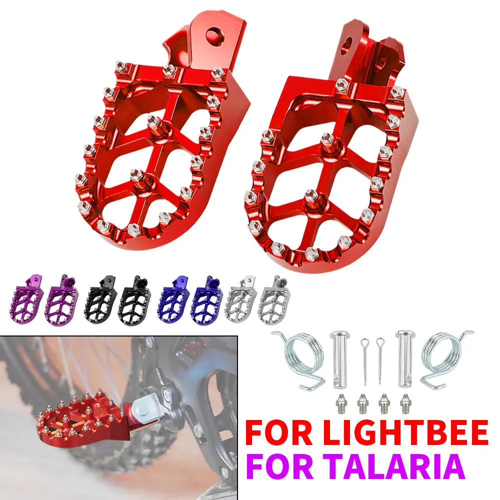 AliExpress JFGRACING Motorcycles Footpeg Electric Dirt Bike For Surron Lightbee Talaria Off-Road Pedal JFG Motocross Foot Rest Footrest Motor Parts