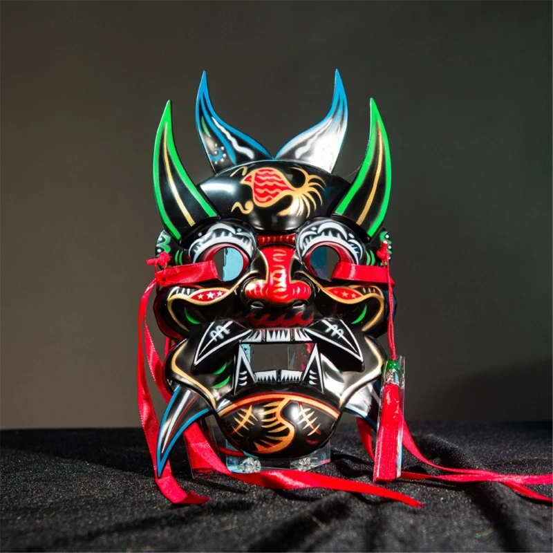 伝統的なハンドペイントされたヌオオペラマスクパーティーコスプレコスチュームアクセサリーパフォーマンスステージマスカレードマスク女性女性のためのマスク