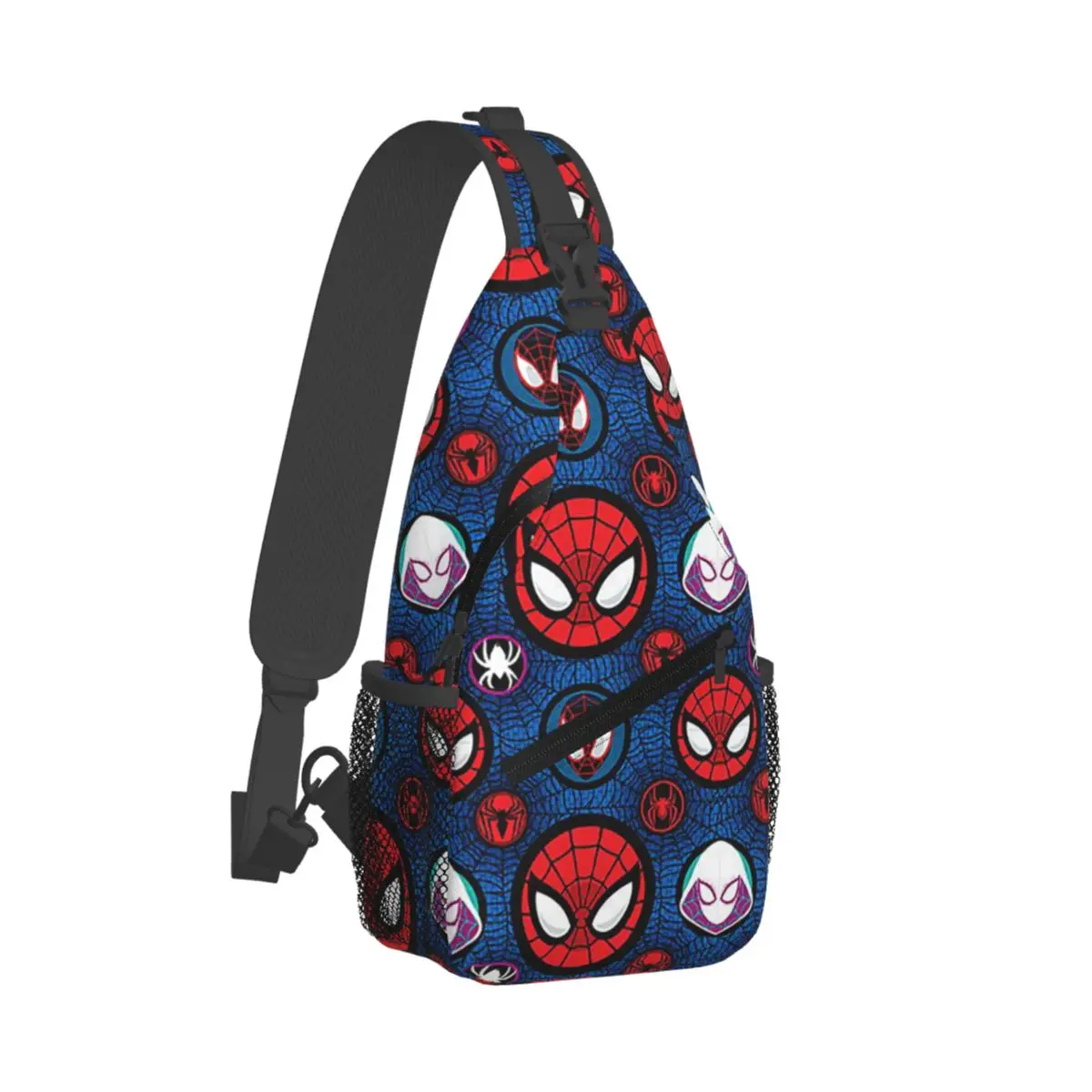 

Spider man Cartoon Crossbody Sling Bag Small Chest Bag Spiderman Shoulder Backpack Daypack for Travel Hiking Sports Satchel