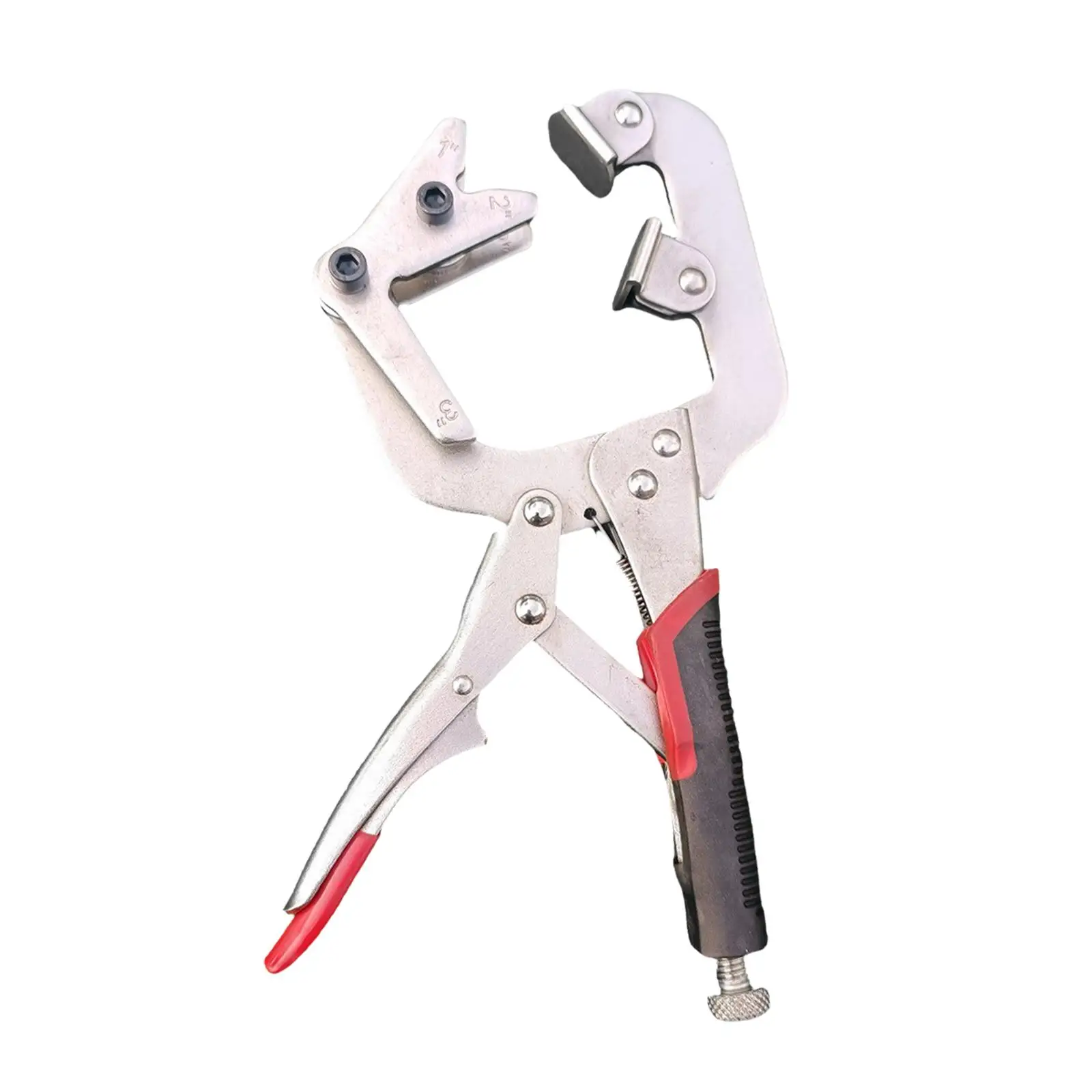 Locking Pliers Nonslip Handle 10 inch Metal Tool Locking Clamps Clamp Set Welding Pipe Plier for Woodworking Home