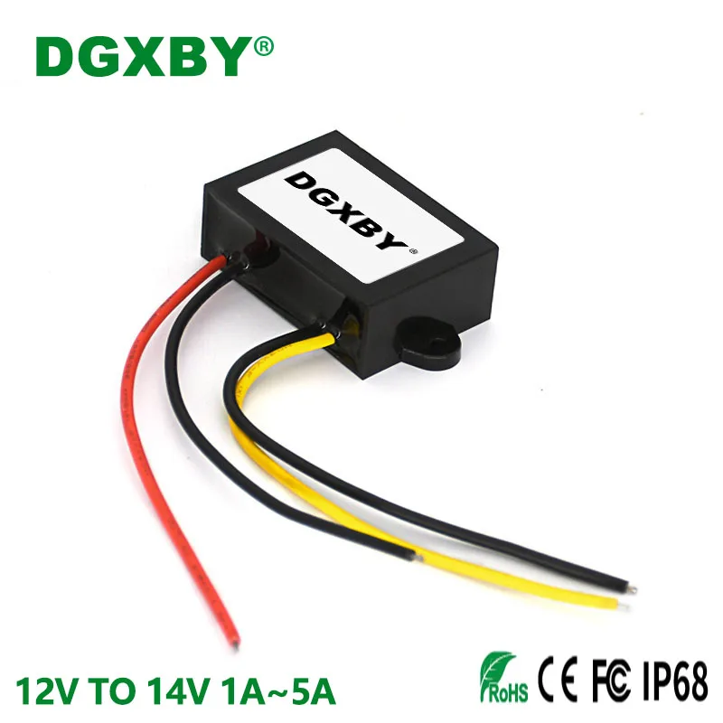 

12V TO 13.8V 1A 2A 3A 4A 5A DC Boost Power Supply DC-DC Boost Module 9V~13V TO 14V Car Radio Converter CE RoHS Certification