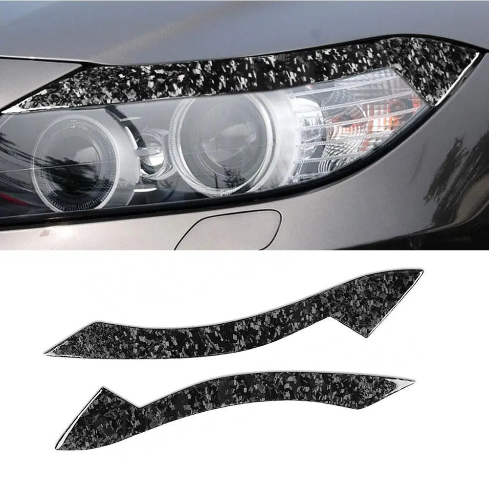 

Forged Carbon Front Lamp Eyebrow Headlight Covers for BMW Z4 E89 2009-2015 Car Front Lamp Eyelids