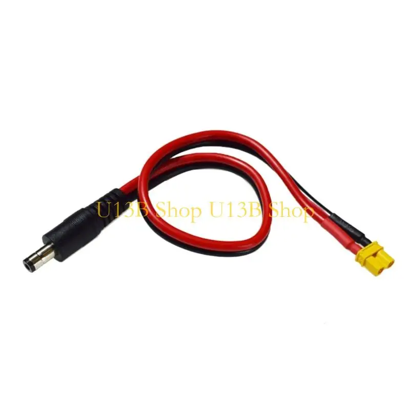 U13B 14AWG XT30 To DC5521 Power Adapter Cable For Remote Control Vehicle Battery