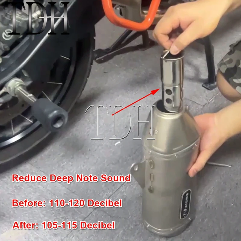 Motorcycle Exhaust Muffler DB Killer Silencer Sound Noise Eliminator 51mm Silencers DBKiller Exhaust Systems Pipe Universal XL