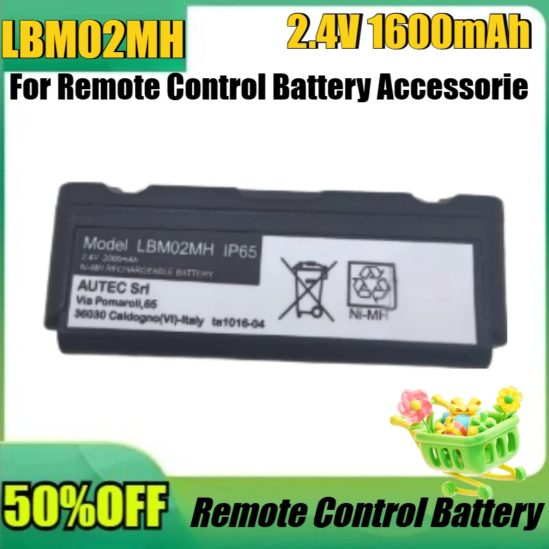

New LBM02MH 2.4V 1600mAh high quality Battery For Remote Control Battery Accessorie