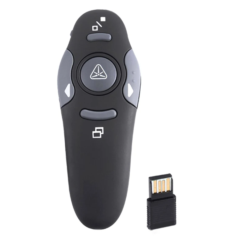 2.4GHz Wireless USB Flip Pen Pointer Clicker with Red Light Remote Control for Teacher