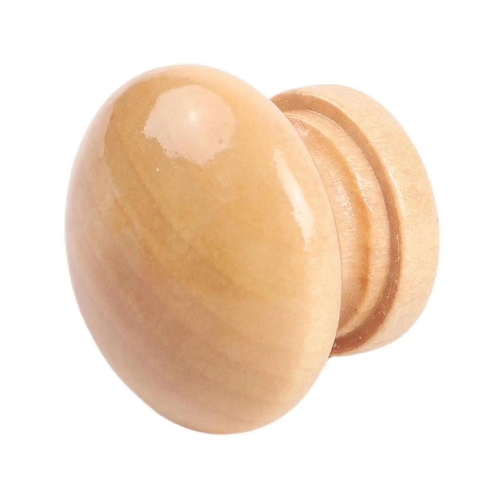 Solid Wood Mushroom Shaped Round Knob for Cabinet Doors Dresser Drawers Nightstands China Cabinets Bathroom Storage Units