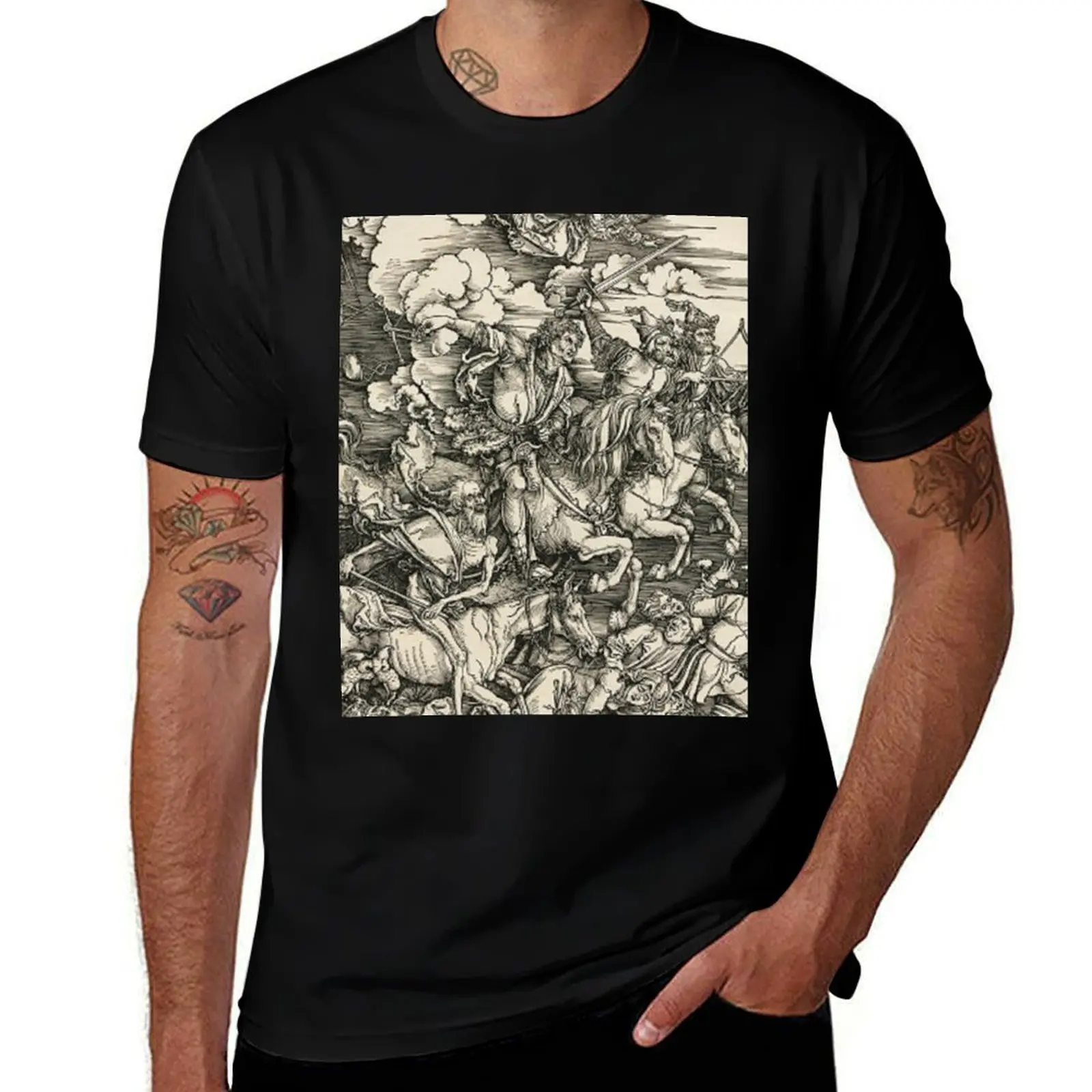 

man shirt t man graphic t shirts graphic Four Horsemen for shirts vintage man for The t Albrecht T-Shirt Durer fit slim