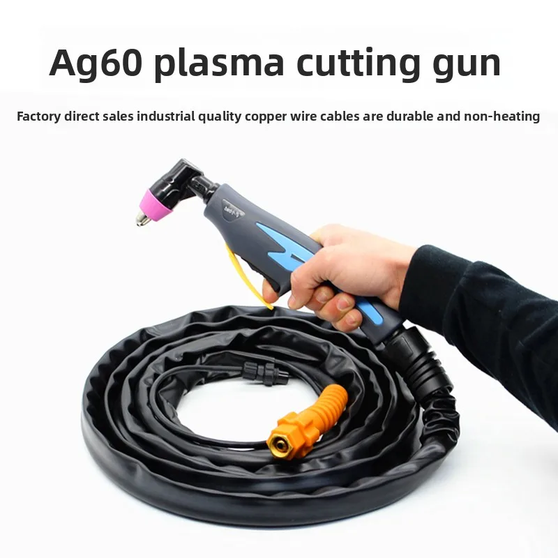 Резак для плазменной резки YJ Weld And Cut Ag60 с кабелем — удлиненная ручка для машин Sg55/Lgk/Cut-60/63 | Запасные части Резак для плазменной резки YJ Weld And Cut Ag60 с кабелем — удлиненная ручка для машин Sg55/Lgk/Cut-60/63 | Запасные части