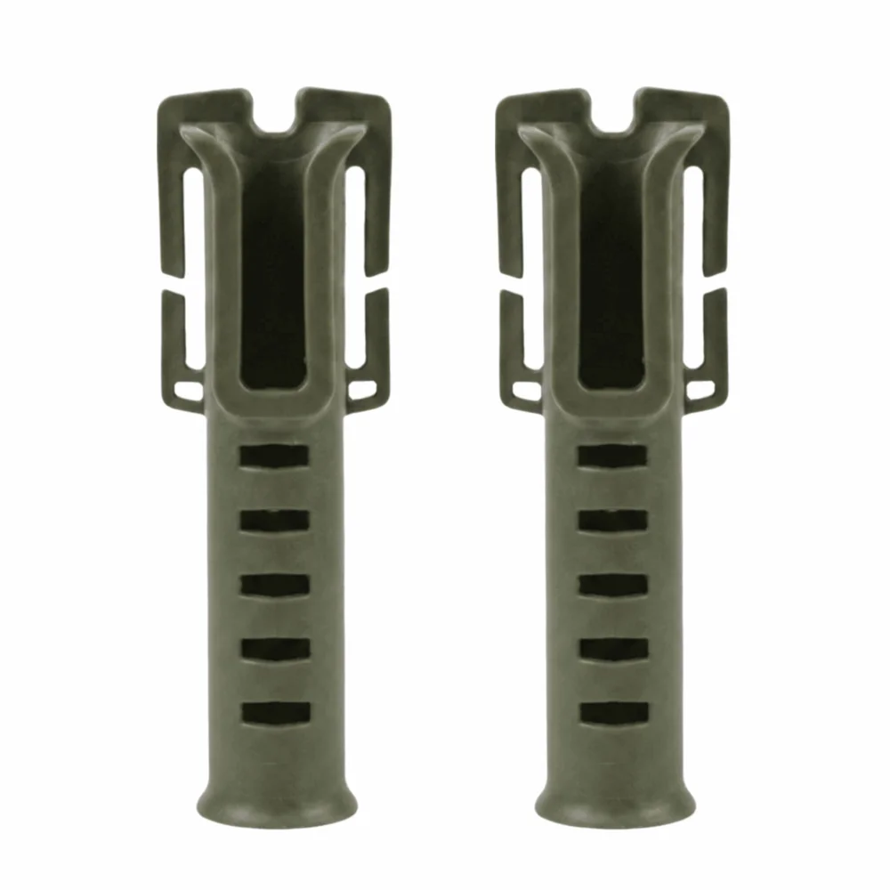 2PCS ABS Belt Rod Holder 20cm Length Lightweight Belt Fishing Rod Holder OD 35mm 3 Colors Fishing Rod Belt Holder