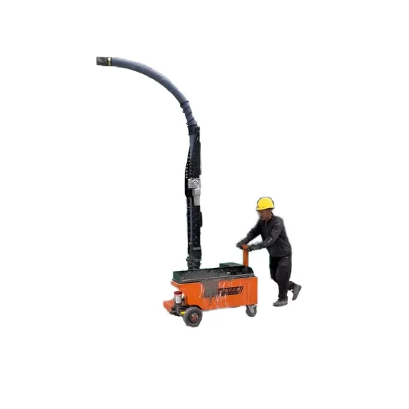 New Electric Diesel Powered Construction Boom Concrete Delivery Pump 10m Vertical Conveying Distance