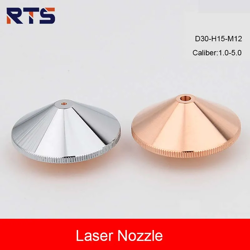 RTS D30 M12 H15 TOLERTEK Laser Cutting Nozzle TL Laser Cut Machine Copper Nozzles Laser Accessories 1.0-5.0mm